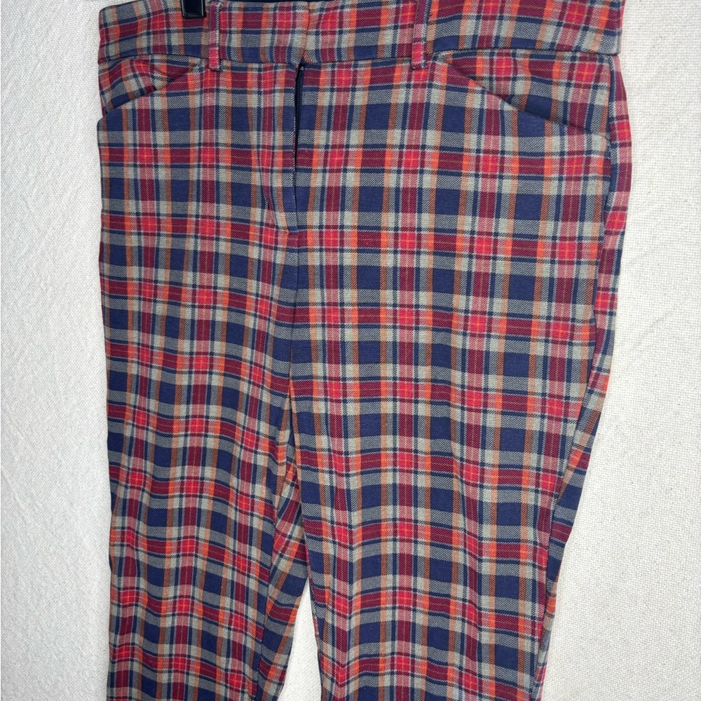 Express size 6R skinny mid rise plaid pants - Picture 2 of 5